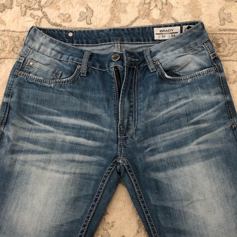 David Bitton Buffalo Jeans Brady Straight 31x34 - Picture 4 of 8